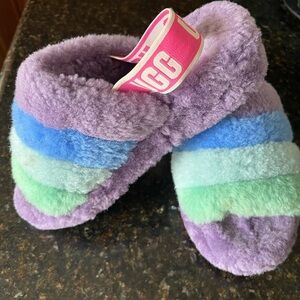 UGG Lilac Plush Slippers